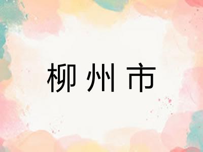 柳州市 柳州市