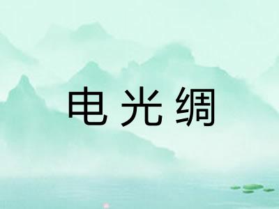 电光绸