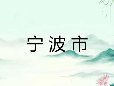宁波市