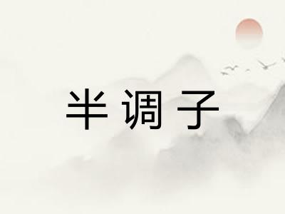 半调子