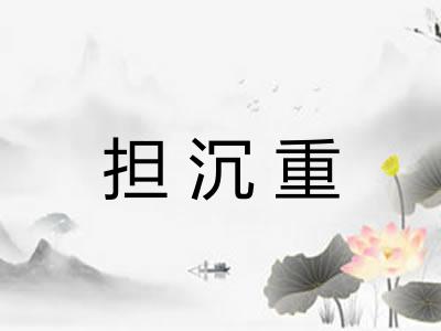 担沉重