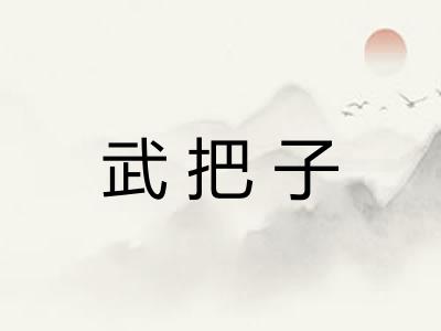 武把子 武把子