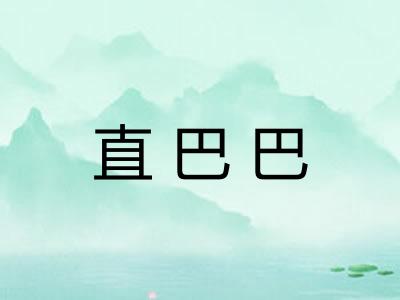 直巴巴