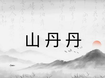 山丹丹