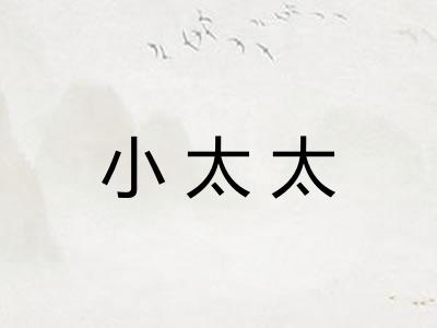 小太太