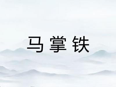 马掌铁