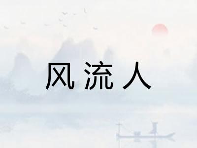 风流人