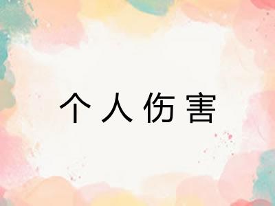 个人伤害