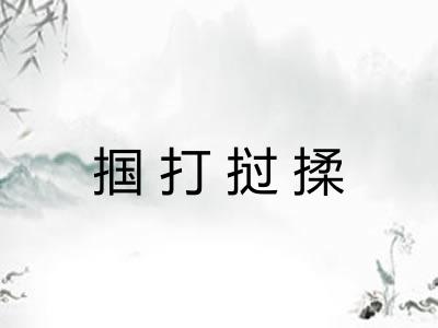 掴打挝揉
