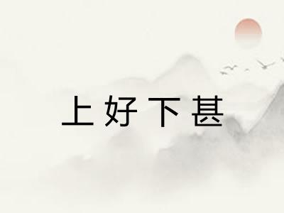 上好下甚