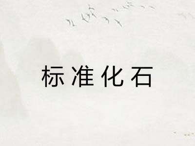 标准化石