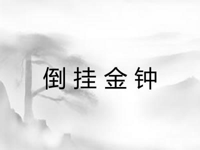 倒挂金钟