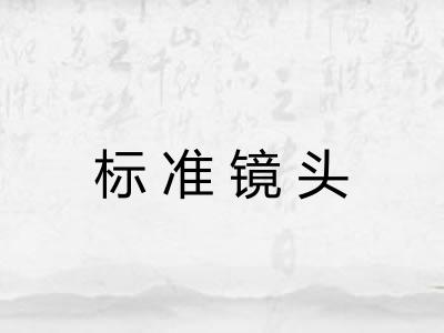 标准镜头
