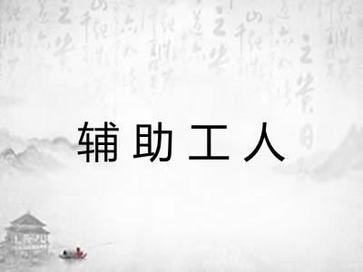 辅助工人