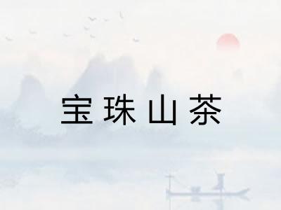 宝珠山茶 宝珠山茶