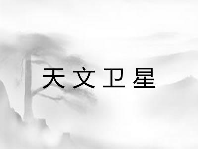 天文卫星 天文卫星