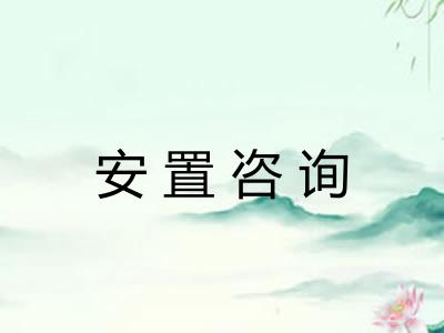 安置咨询