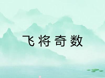 飞将奇数