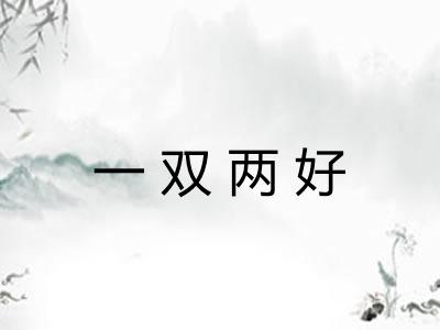 一双两好