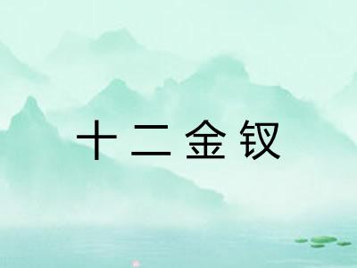 十二金钗