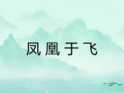 凤凰于飞