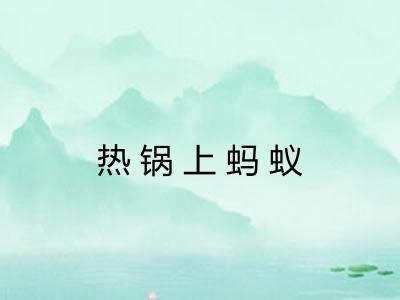 热锅上蚂蚁