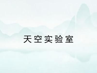 天空实验室 天空实验室